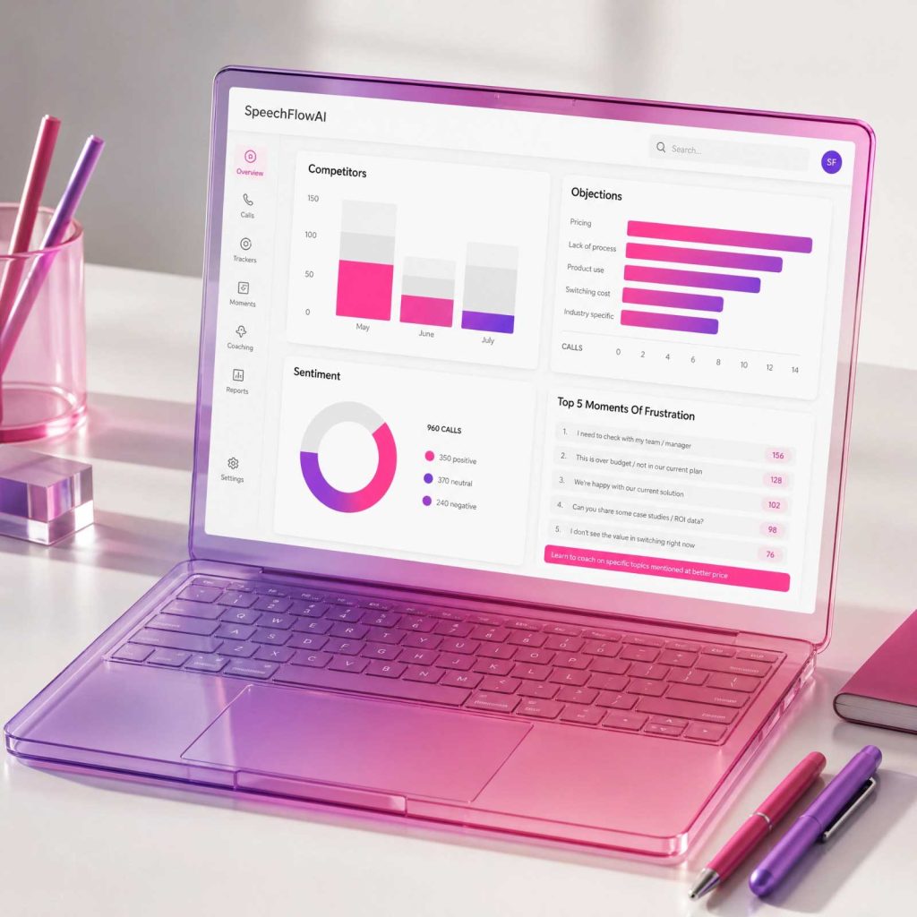 SpeechFlowAI Dashboard